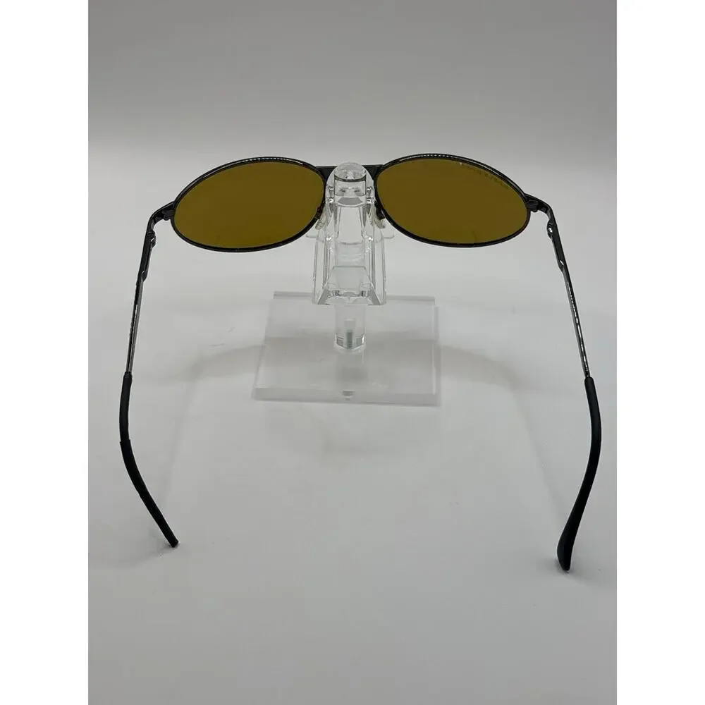 Eagle Eyes Extreme #10013 Polarized TriLenium Amber Sunglasses Gunmetal Vintage